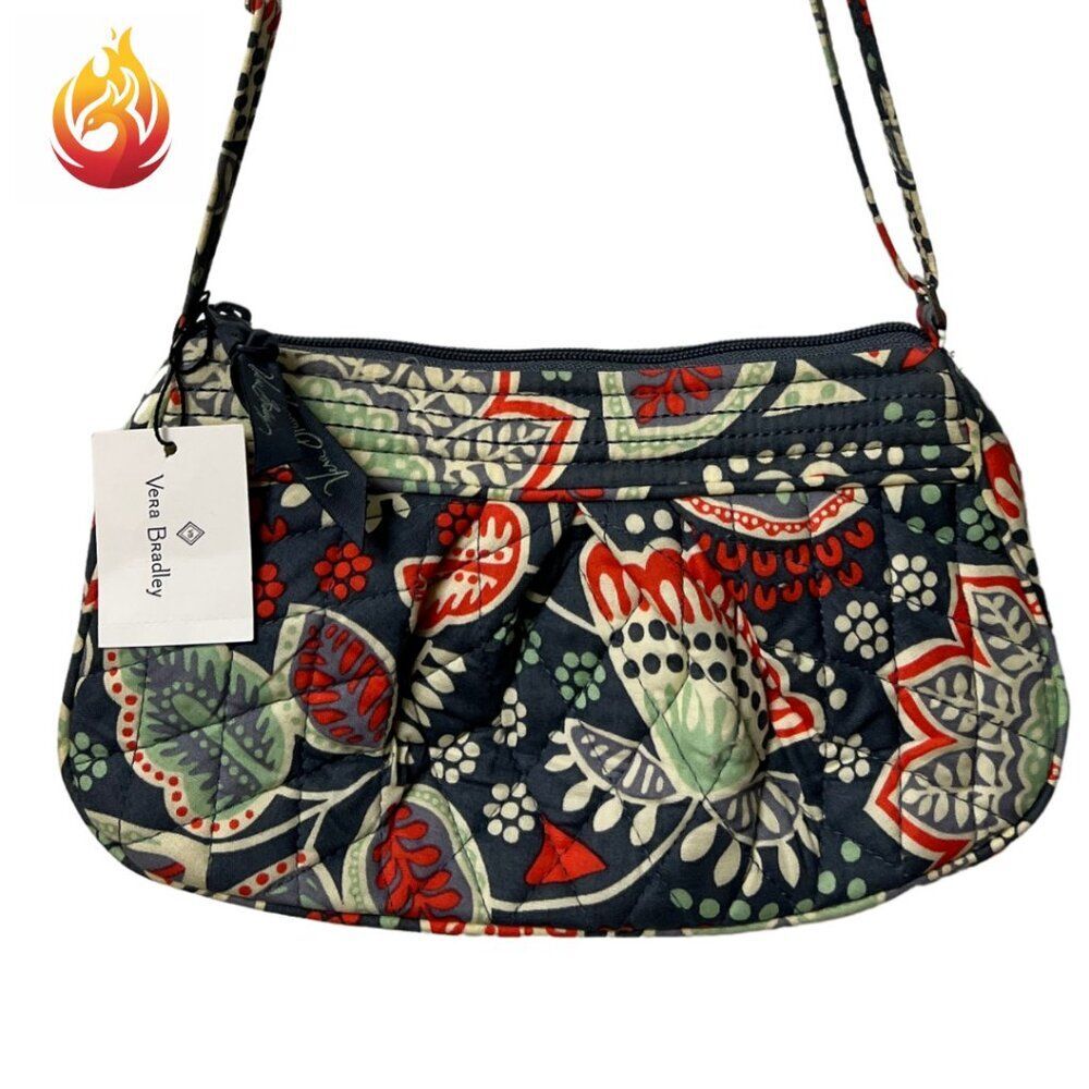 NWT Vera Bradley Frannie Purse & Campus Double ID Wallet – Nomadic Floral